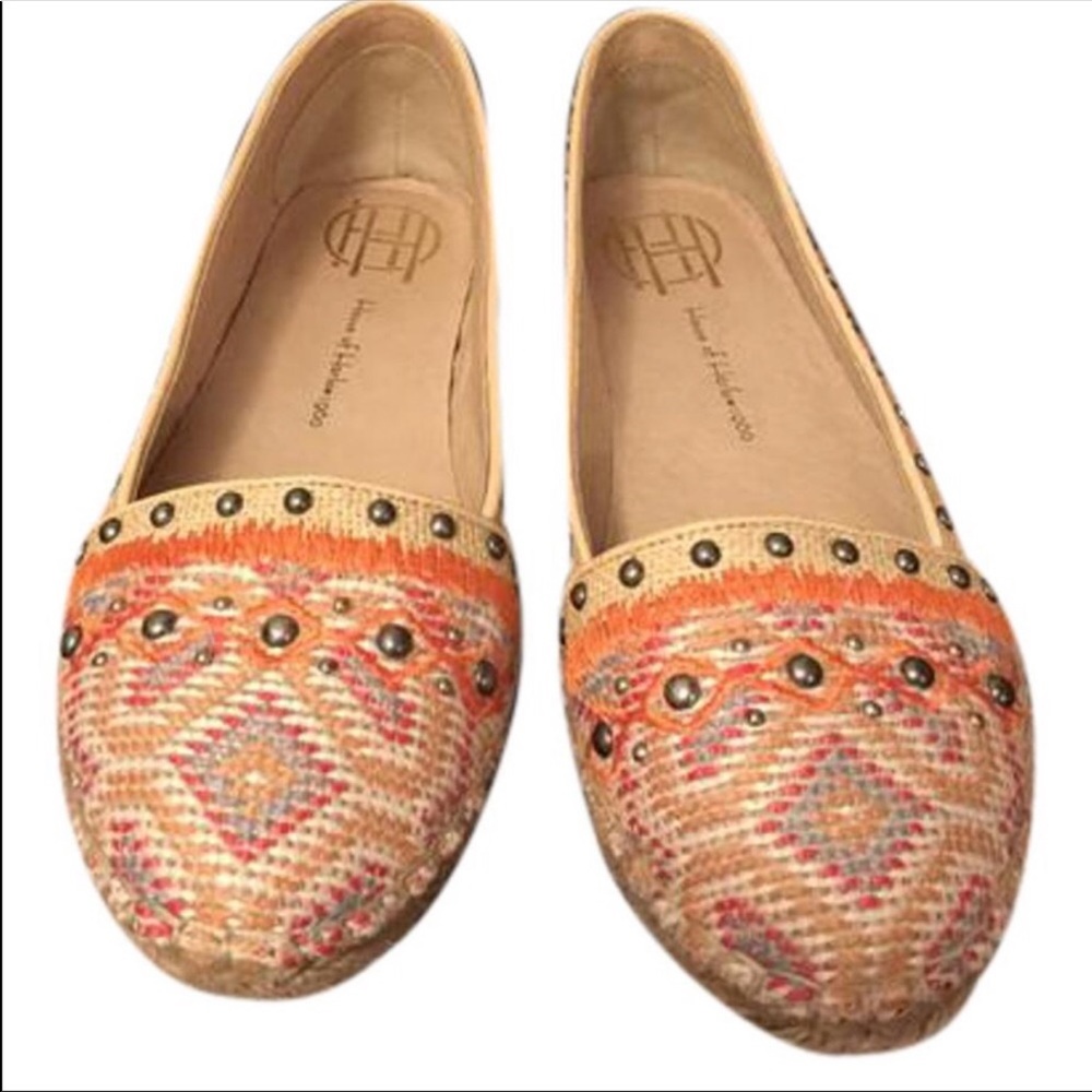 House of Harlow 1960 Kat studded espadrille 8.5